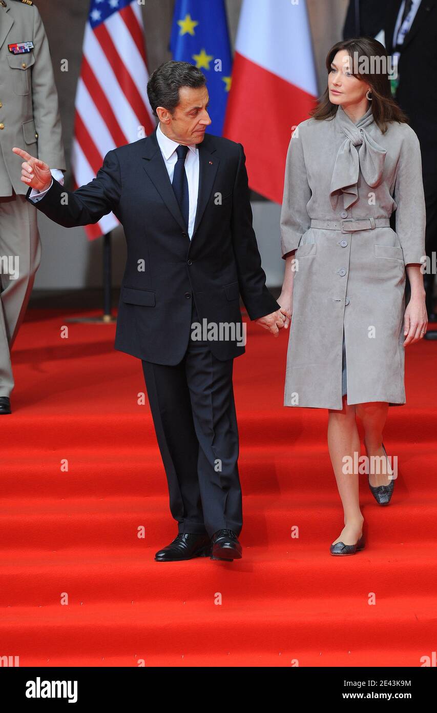 Carla Rohan French President Nicolas Sarkozy and his wife Carla Bruni-Sarkozy ...