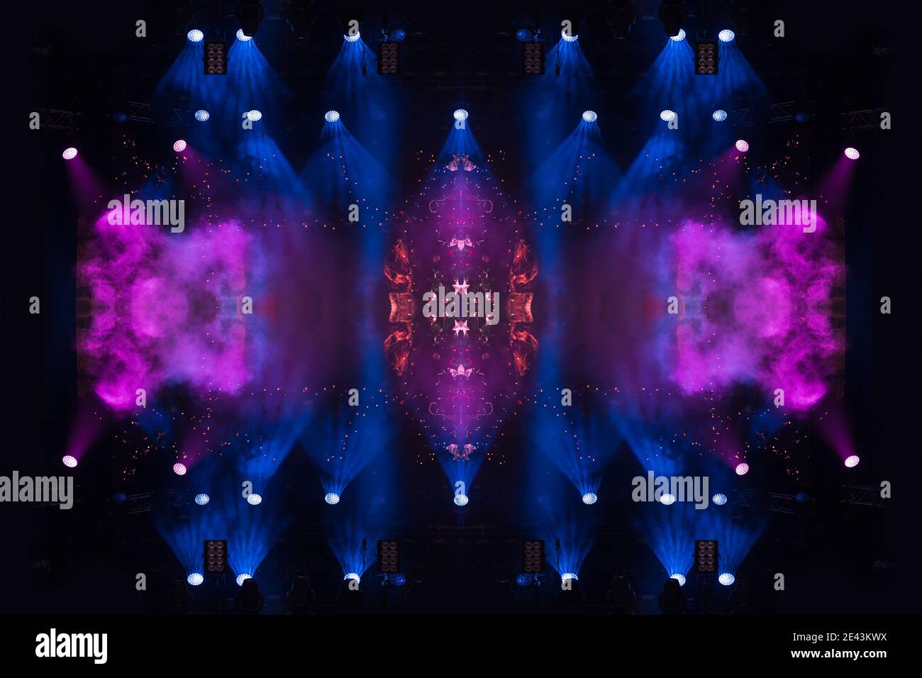 Abstract texture background for design. Stage light and smoke on stage ...