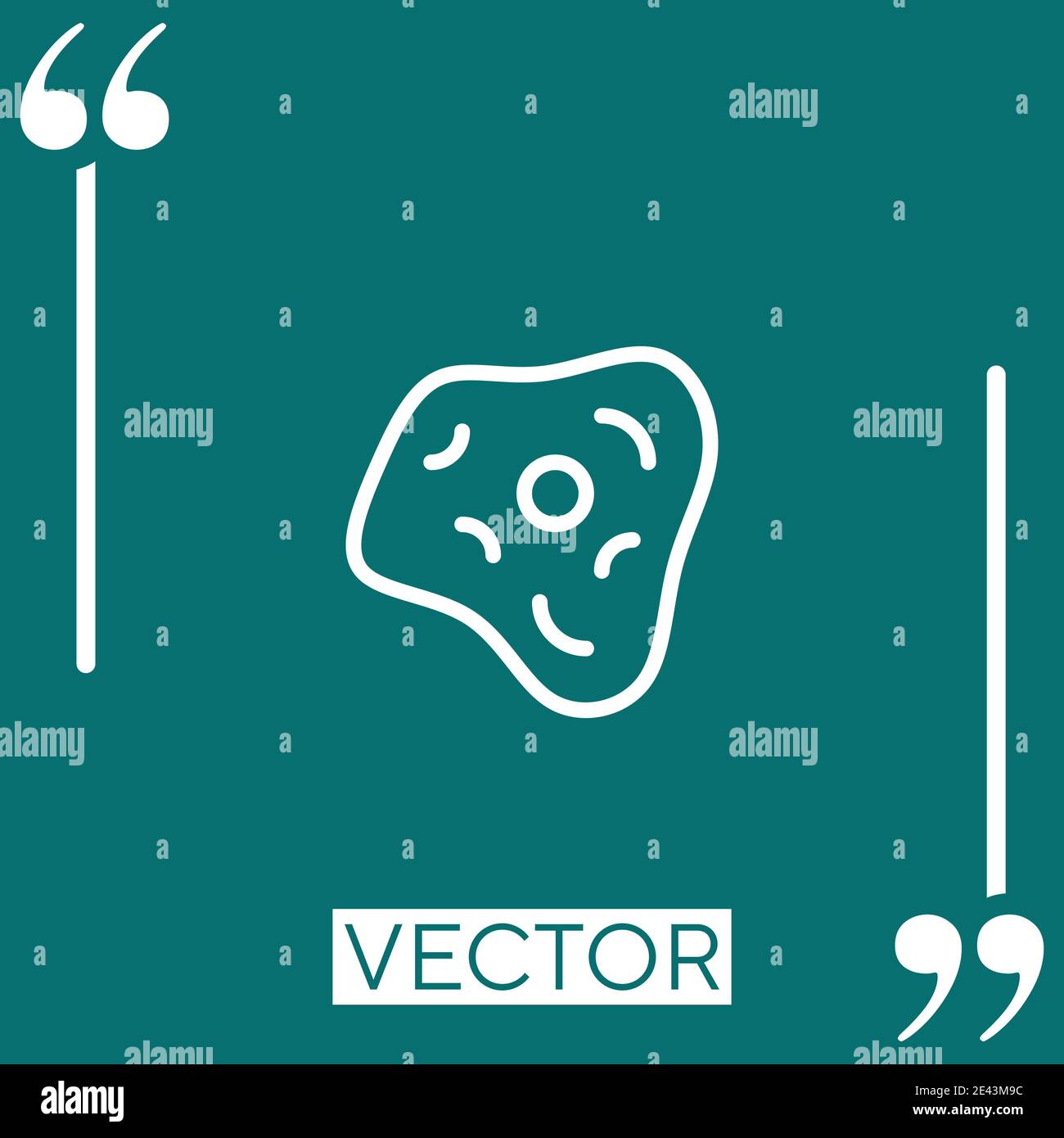 sample vector icon Linear icon. Editable stroked line Stock Vector
