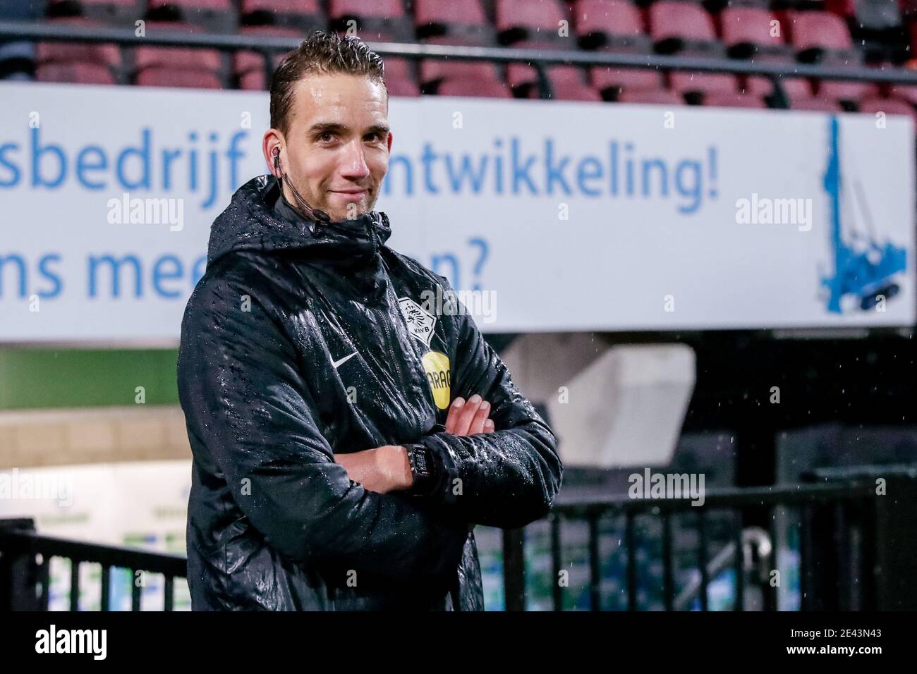 NIJMEGEN, NETHERLANDS - JANUARY 21: (L-R): Arian Kastrati of Fortuna  Sittard disappointed after defeat in extra time (3:2) during the Dutch KNVB  Cup m Stock Photo - Alamy