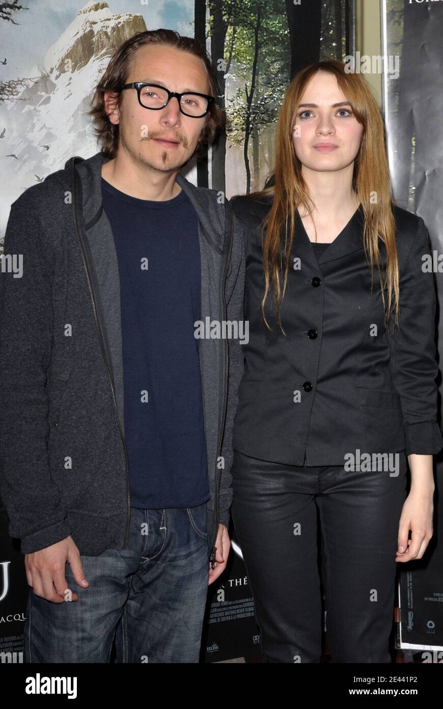 Lorant Deutsch and Sara Forestier attending the premiere of ' Humains ' at the UGC Cine Les Halles in Paris, France on April 17, 2009. Photo by Giancarlo Gorassini/ABACAPRESS.COM Stock Photo