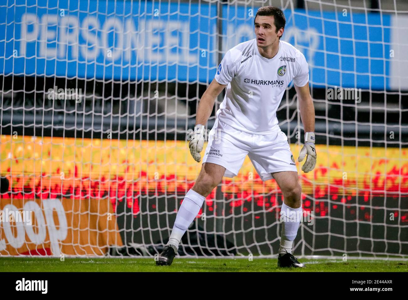 NIJMEGEN, NETHERLANDS - JANUARY 21: (L-R): Thomas Beekman of NEC  celebrating goal (3:1) shot during extra time during the Dutch KNVB Cup  match between Stock Photo - Alamy