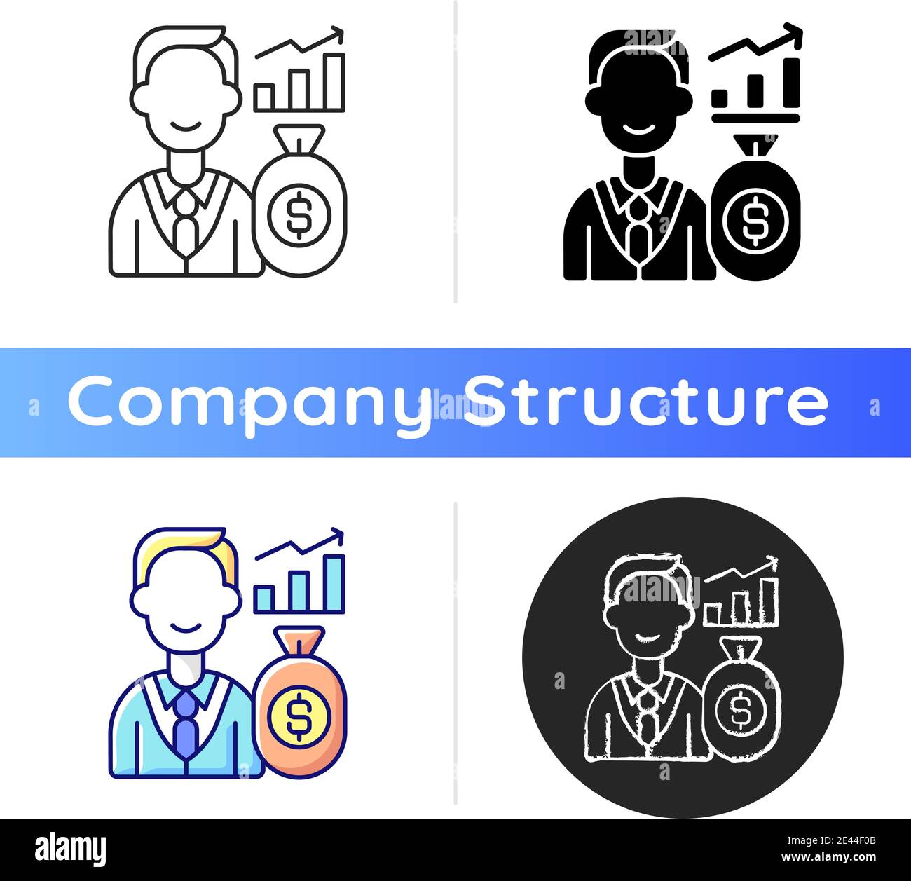 Investor icon Stock Vector