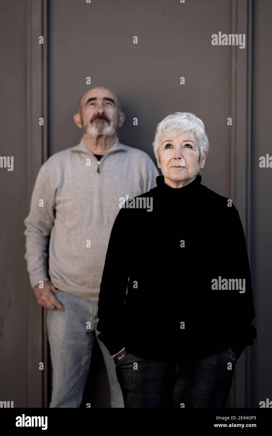 Older gray hair man hi-res stock photography and images - Alamy