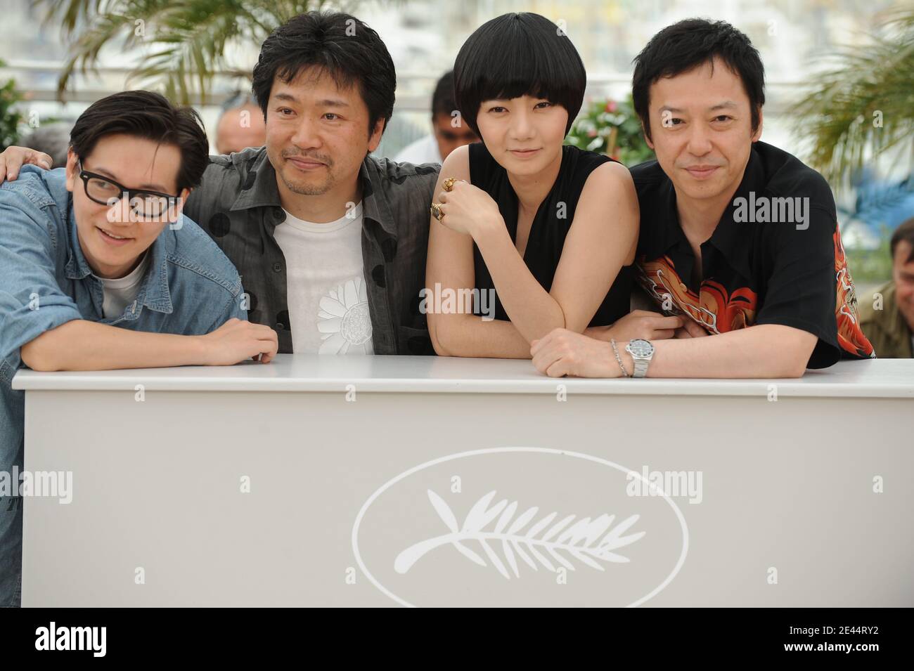 Japanese actor Arata, Japanese director Kore-eda Hirokazu, Korean