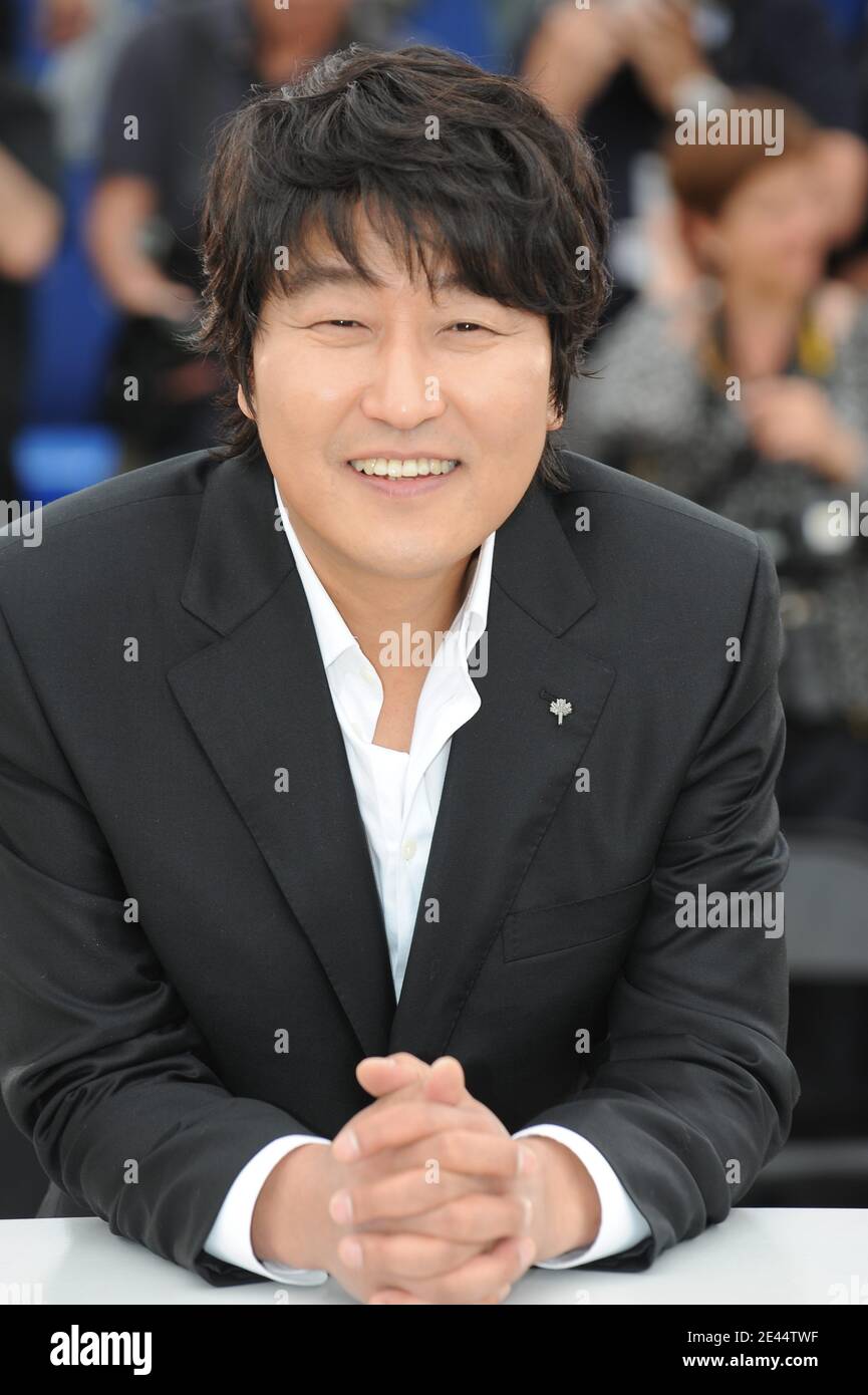 Song Kang-Ho attends the 'Thirst' Photocall held at the Palais Des Festivals during the 62nd International Cannes Film Festival in Cannes, France on May 15, 2009. Photo by Nebinger-Orban/ABACAPRESS.COM Stock Photo