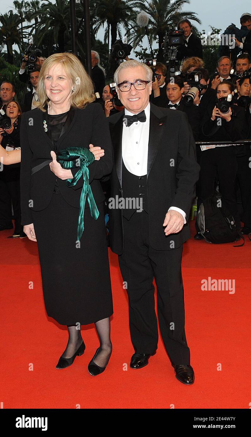 Helen Morris ans Martin Scorsese arriving to the screening of 'Bright Star' during the 62nd Cannes Film Festival at the Palais des Festivals in Cannes, France on May 15, 2009. Photo by Nebinger-Orban/ABACAPRESS.COM Stock Photo