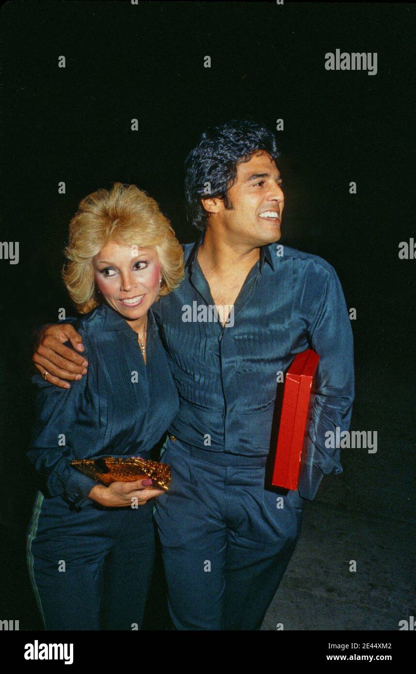 Erik Estrada With His Wife Joyce Miller 1980Credit: Ralph Dominguez/MediaPunch Stock Photo