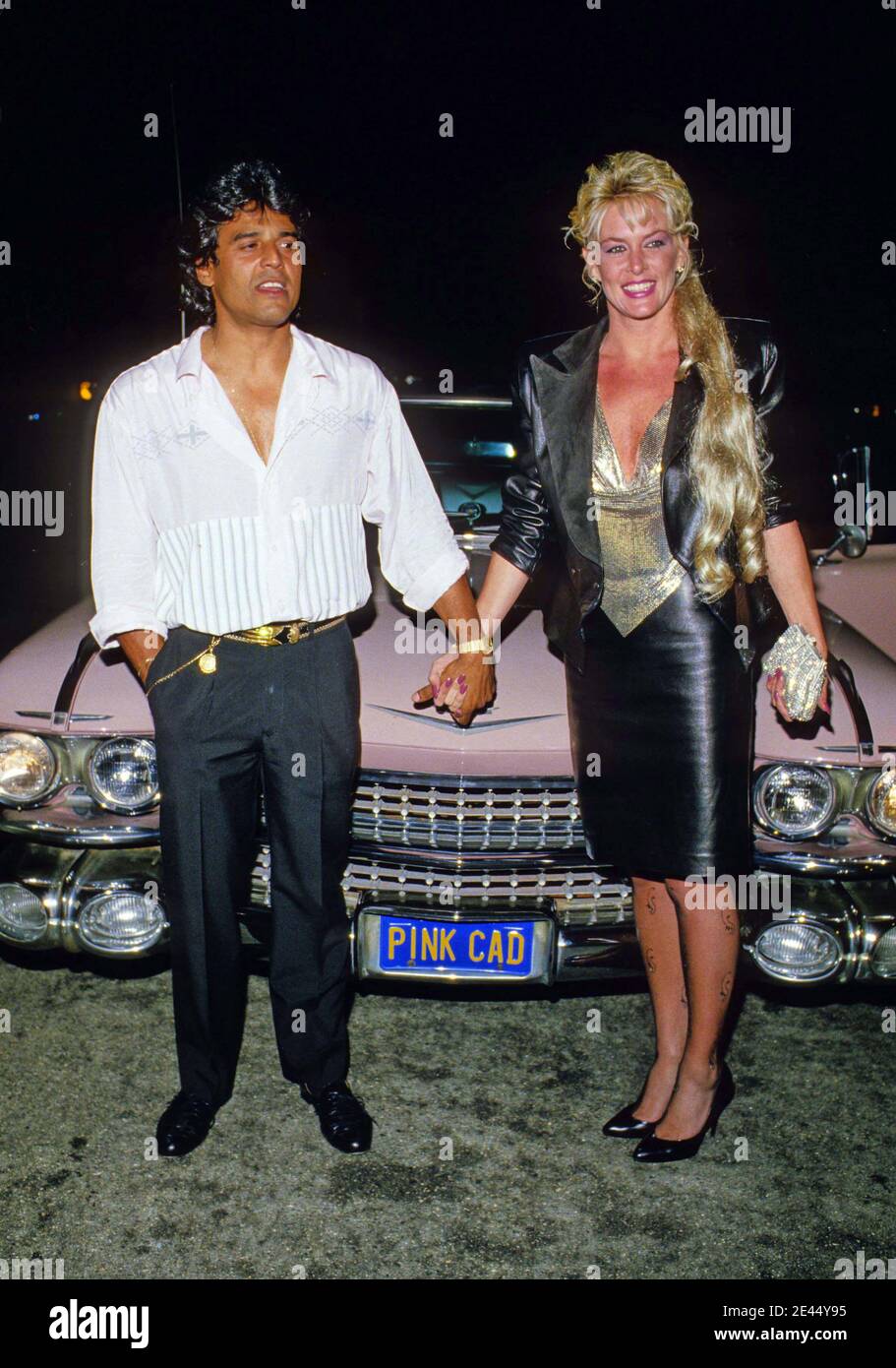 Erik Estrada With Peggy Rowe 1986 Credit: Ralph Dominguez/MediaPunch