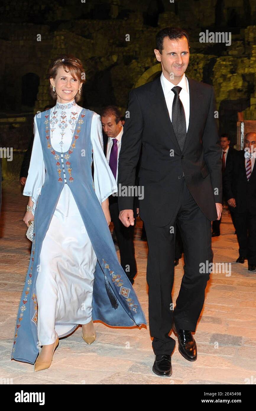 Syrian head of state Bashar al-Assad and London-born wife Asma al-Assad