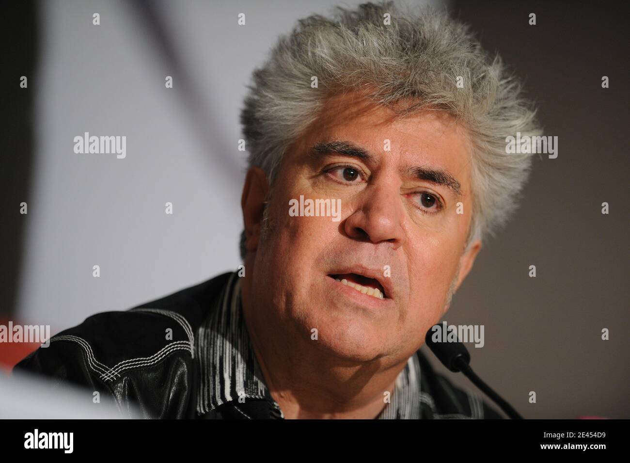 Pedro Almodovar attends the press conference of 'Los Abrazos Rotos' at the 62nd Cannes Film Festival in Cannes, France, May 19, 2009. Photo by Lionel Hahn/ABACAPRESS.COM Stock Photo