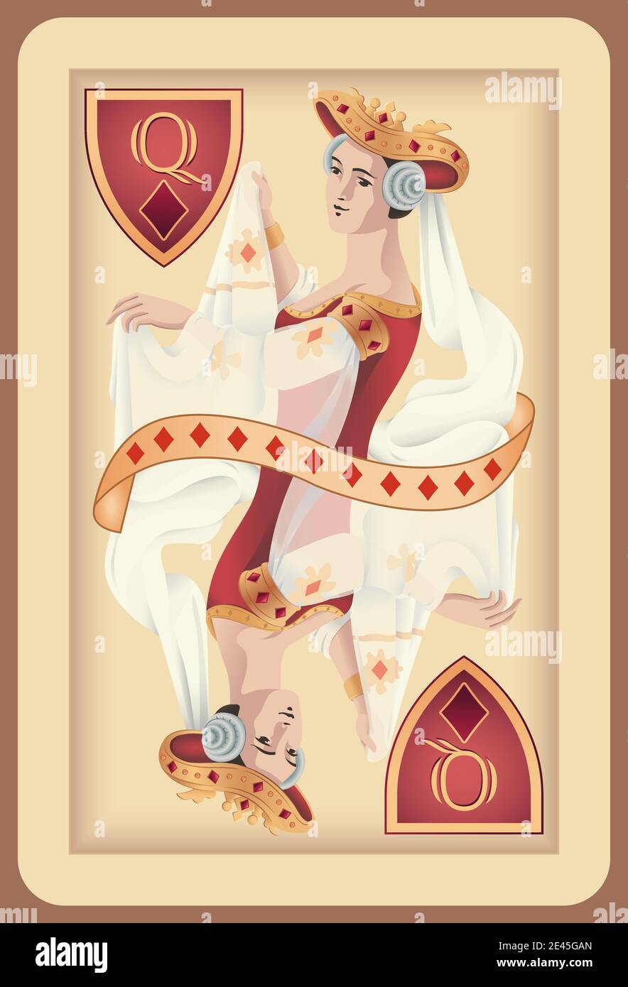 Queen diamonds card hires stock photography and images Alamy