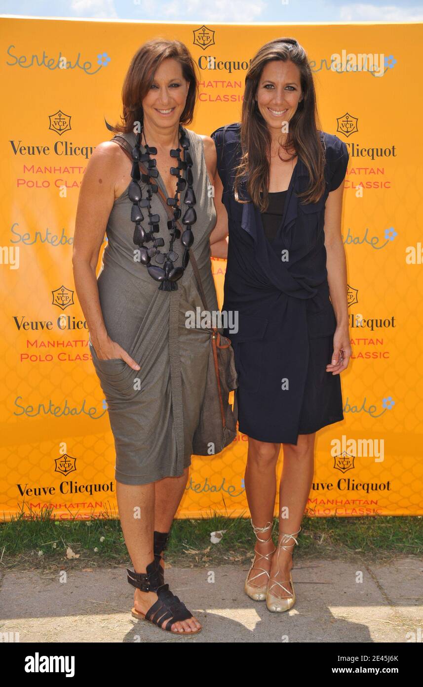 Designer Donna Karan and daughter Gabby Karan attend the 2009 Veuve  Clicquot Manhattan Polo Classic on Governors Island in New York City, USA  on March , 2009. Photo by Gregorio Binuya/ABACAPRESS.COM (Pictured 