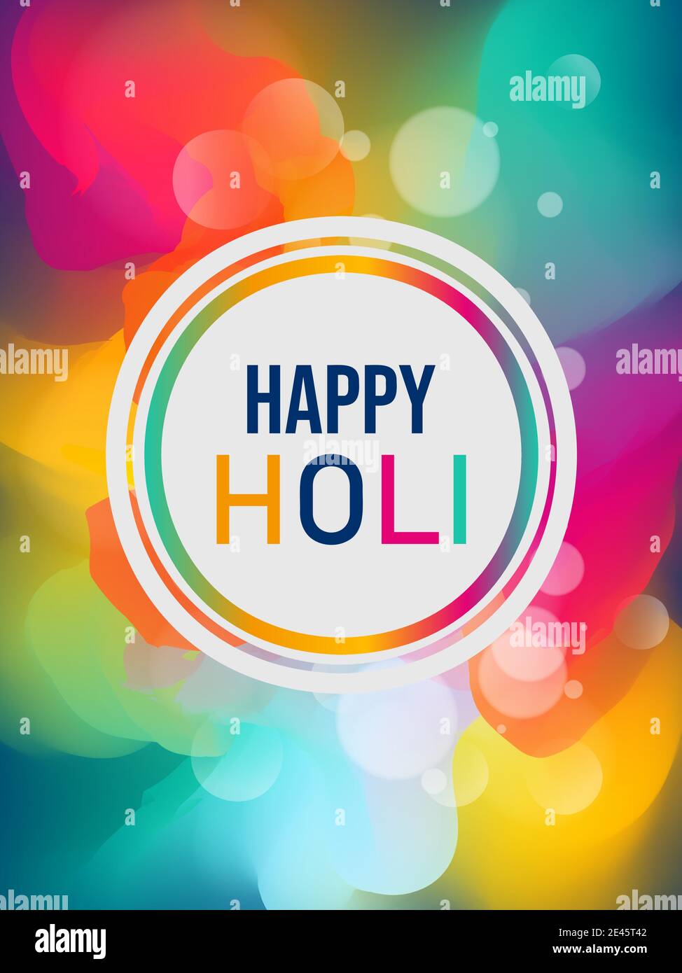 Happy Holi background. Indian festival of colors. Vector illustration Stock  Vector Image & Art - Alamy