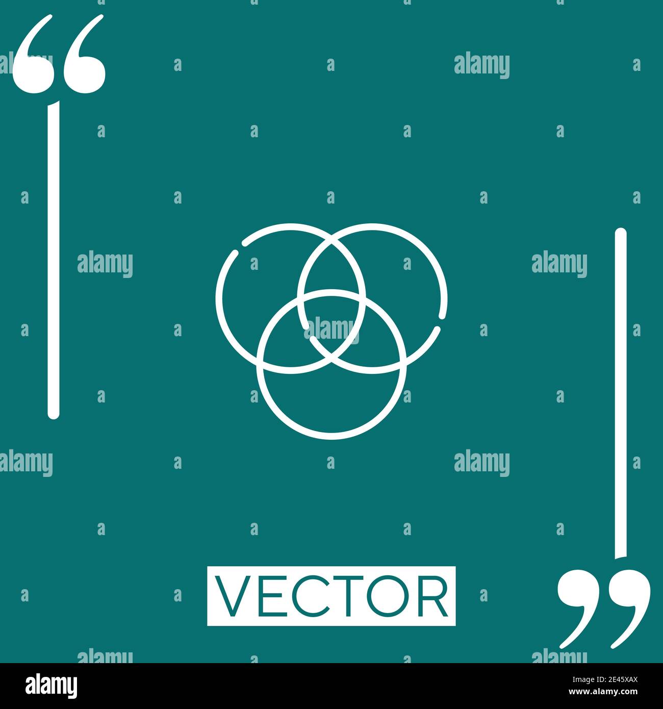 rgb vector icon Linear icon. Editable stroked line Stock Vector
