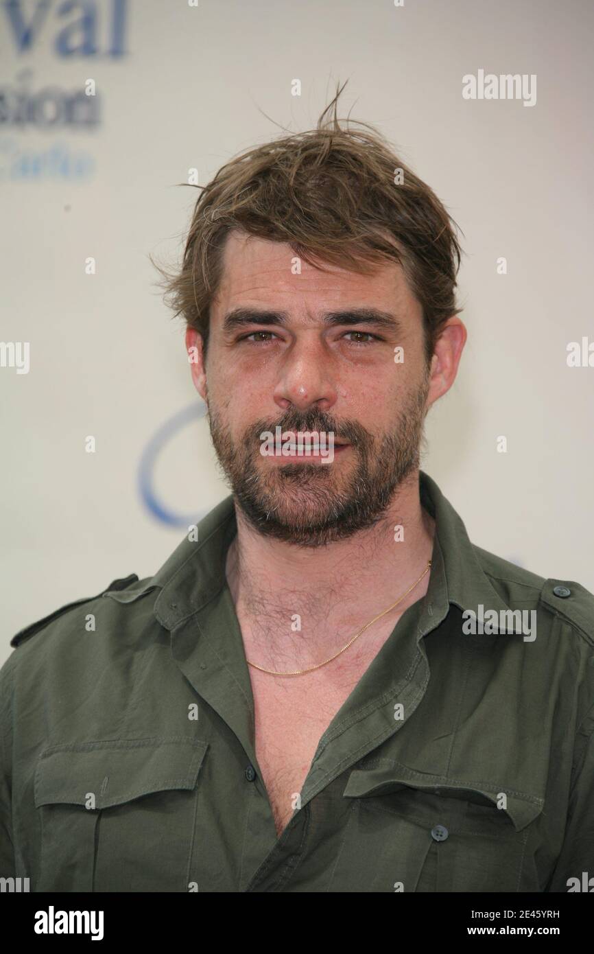 Thierry Neuvic poses for a photocall for ' Mafiosa le clan' during the 49th Monte-Carlo TV Festival in Monaco on June 11, 2009. Photo by Denis Guignebourg/ABACAPRESS.COM Stock Photo