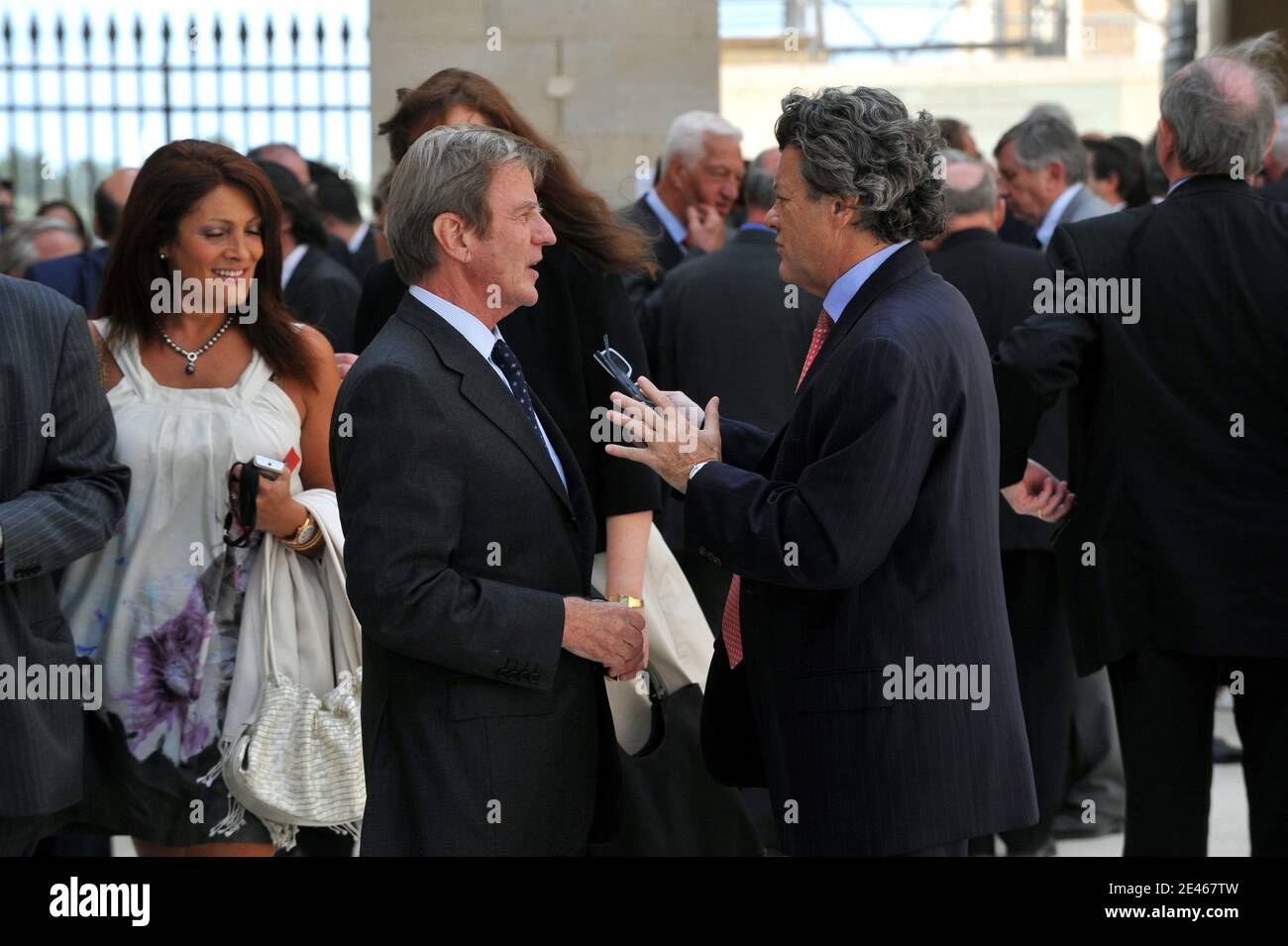 Bernard Kouchner and Jean-Louis Borloo are seen during a special congress of both houses of Parliament at Versailles Palace, outside Paris, France on June 22, 2009. Photo by Mousse/ABACAPRESS.COM Stock Photo