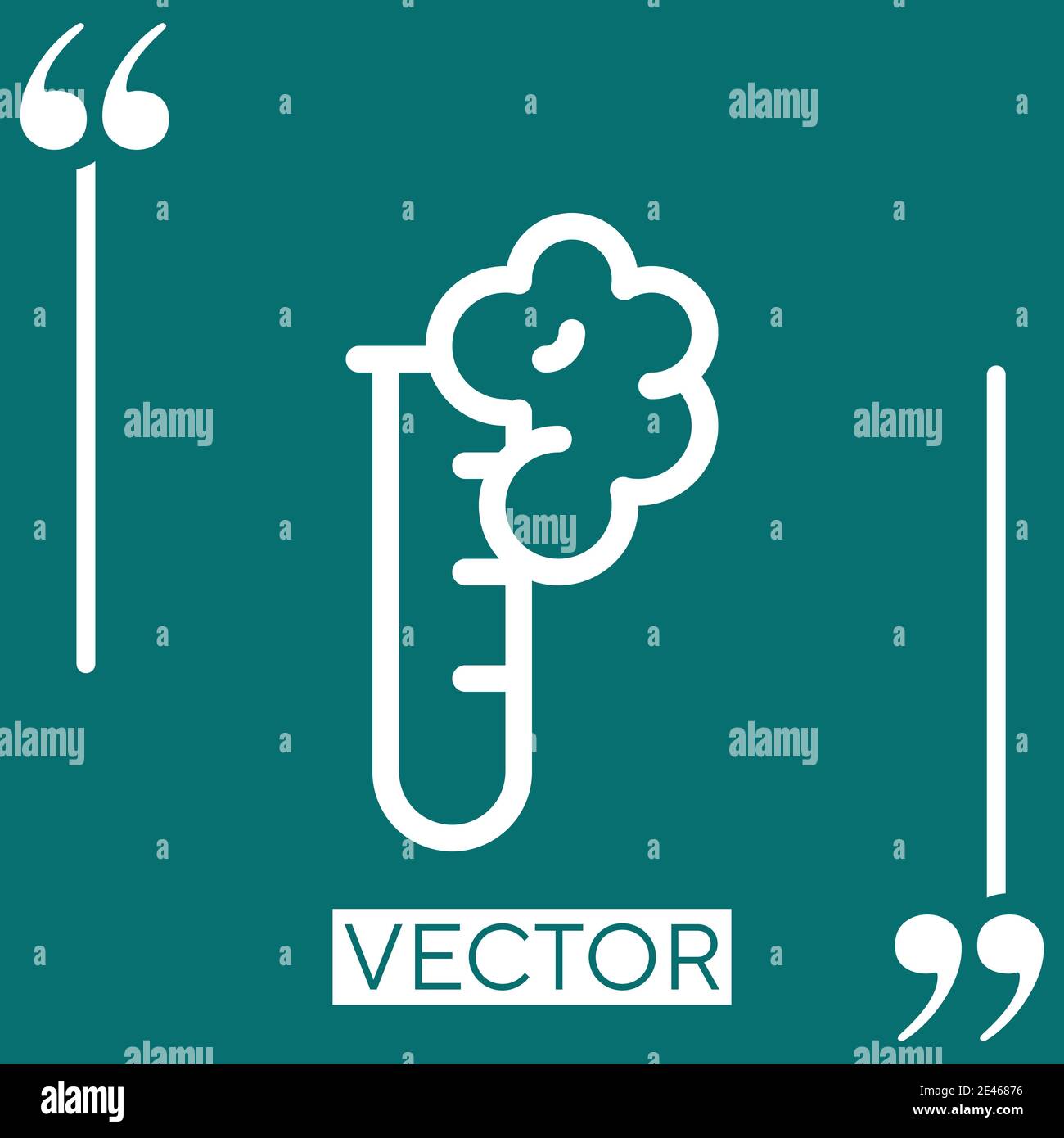 foam vector icon Linear icon. Editable stroked line Stock Vector
