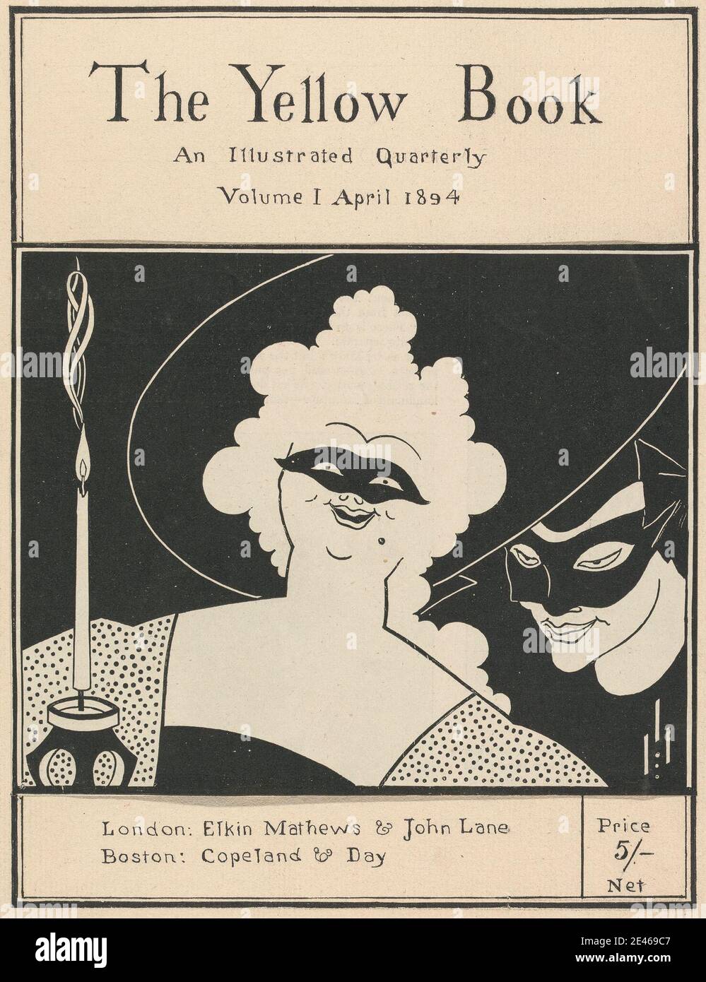 Aubrey Beardsley (1872-1898) - Yellow Book Poster 1894 Stock