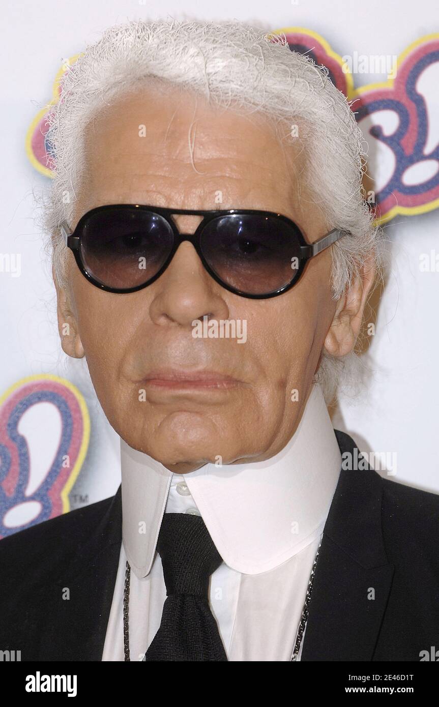 Karl Lagerfeld attending the premiere of 'Totally Spies' at the Grand ...