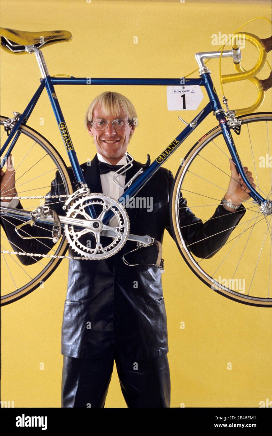 Carte Cyclisme Laurent Fignon – Tour De France, édition Française 1984, N°E100, Rare Rookie