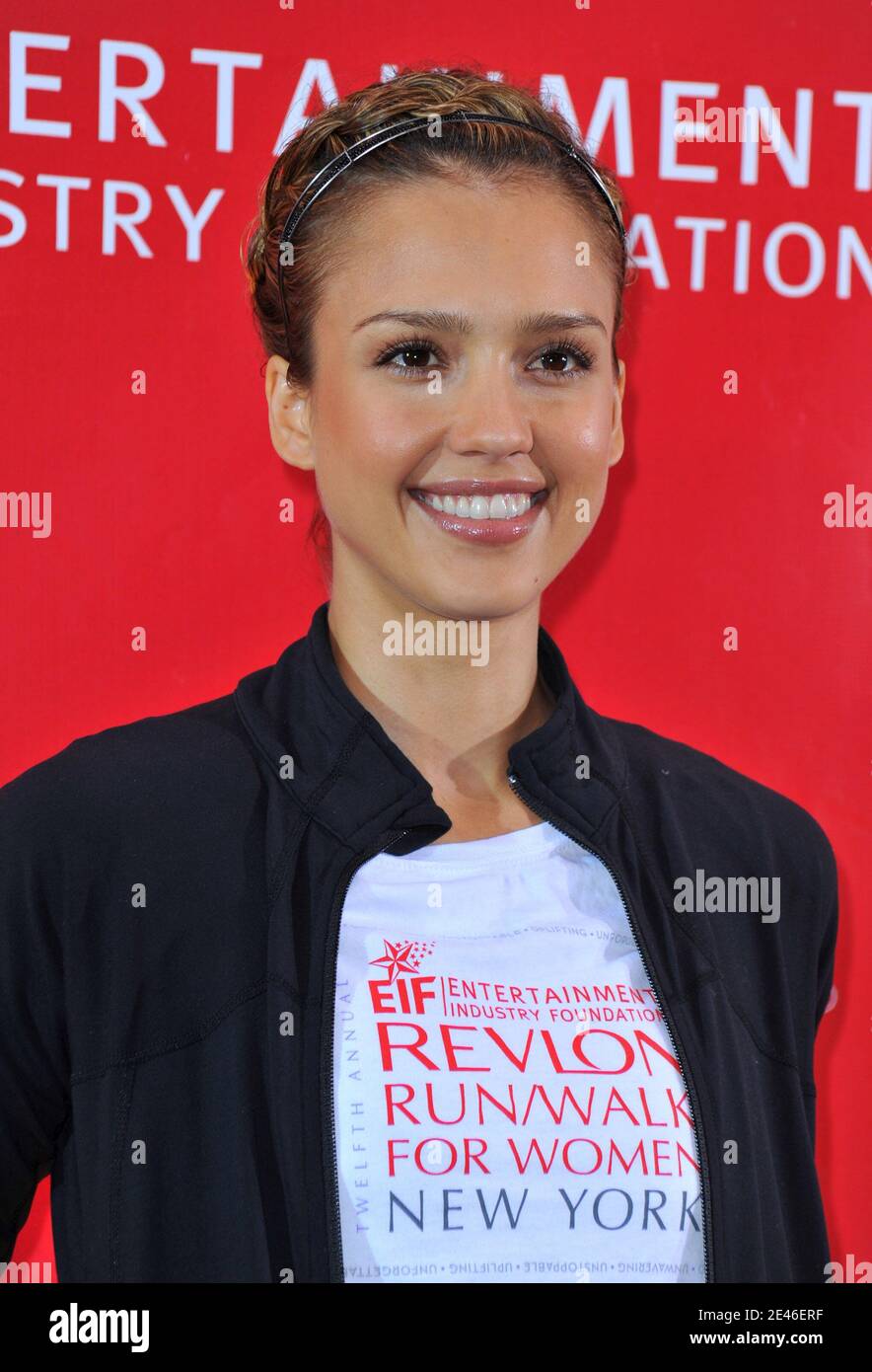 Actress Jessica Alba attends the 12th Annual EIF Revlon Run/Walk For ...