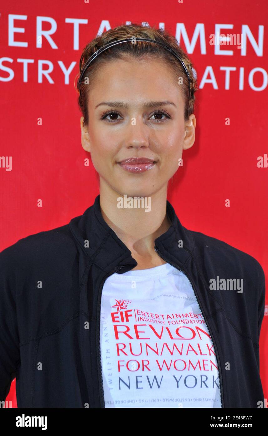 Actress Jessica Alba attends the 12th Annual EIF Revlon Run/Walk For ...