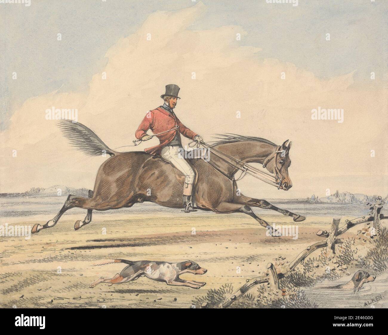 Britains Fox Hunt Equestrian Horse Fence Vintage 