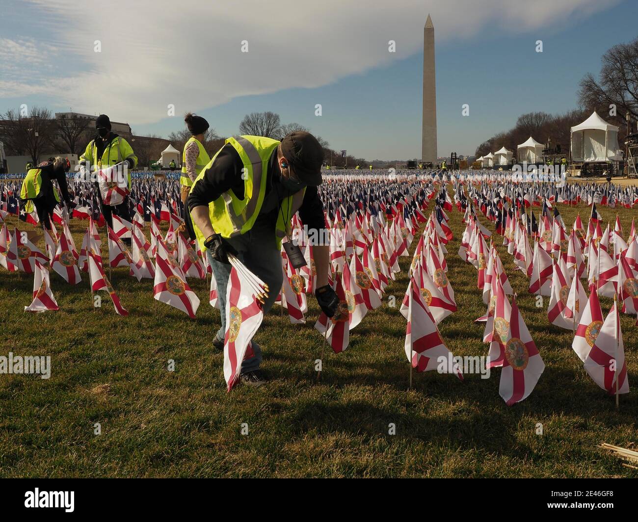Washington, District of Columbia, USA. 21st Jan, 2021. On the morning ...