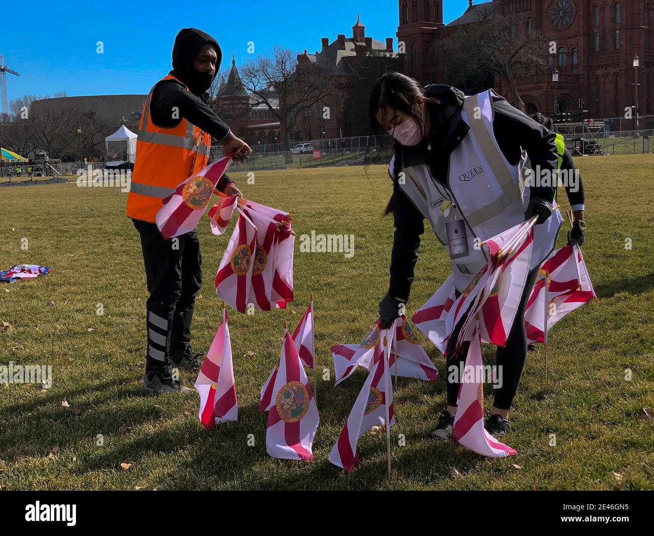 Washington, District of Columbia, USA. 21st Jan, 2021. On the morning ...