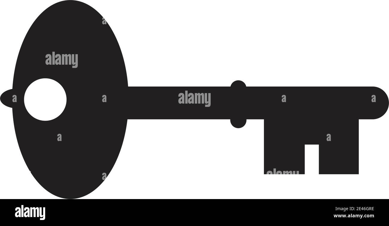 Key icon vector illustration design template Stock Vector