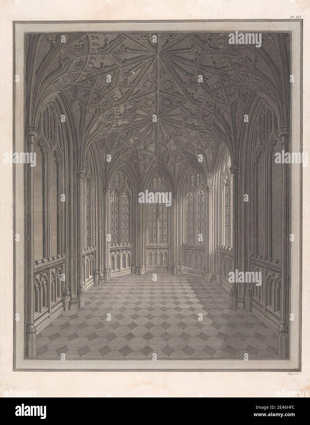 Print Made By James Basire, 1730â€“1802, British, View Of The Inside Of 