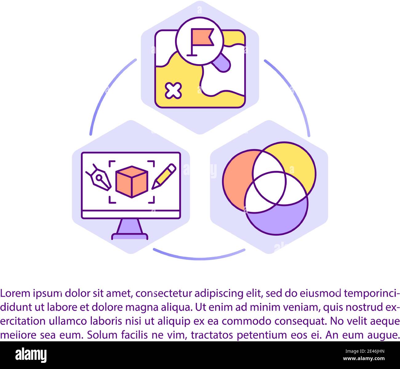 Game design concept icon with text Stock Vector