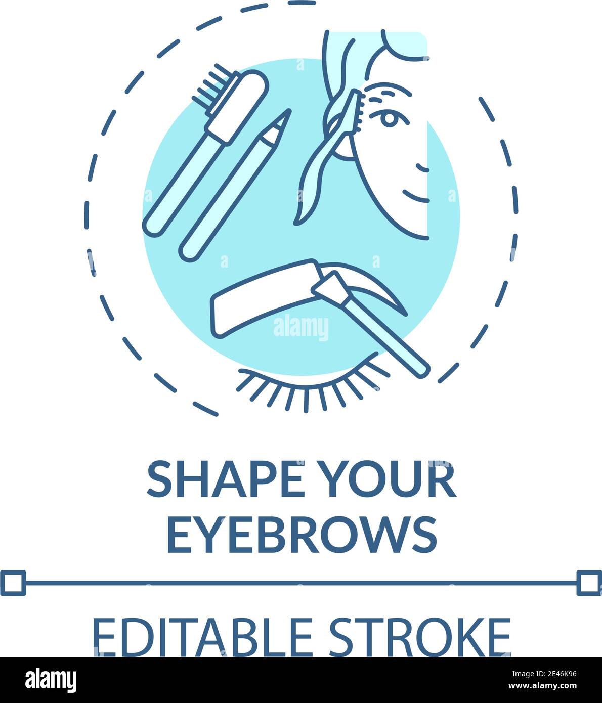 Thin eyebrows Cut Out Stock Images & Pictures Alamy