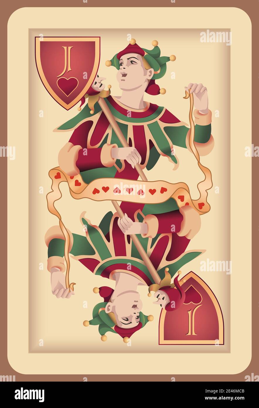 Jack playing card art hires stock photography and images Alamy