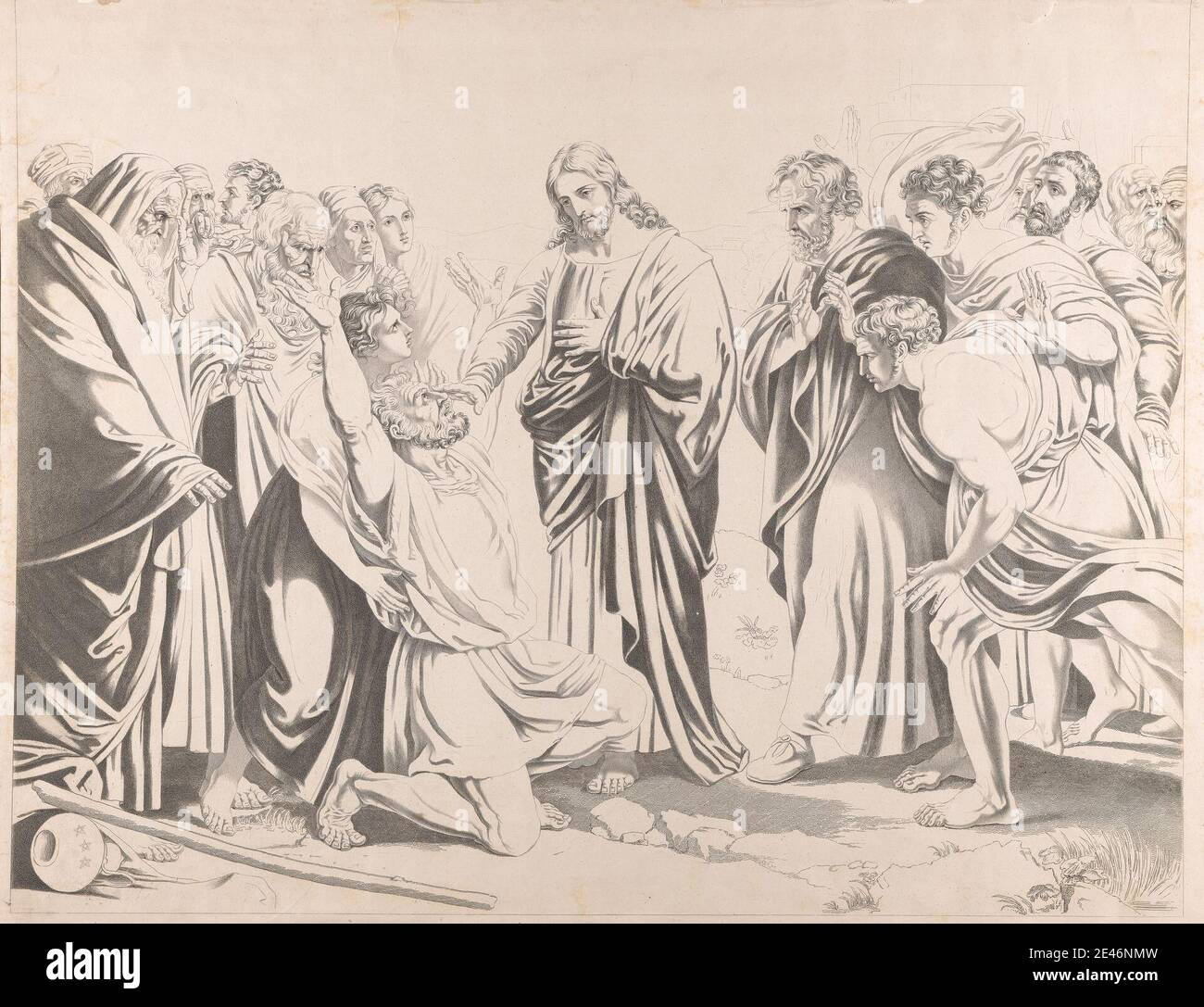 John Young, 1755–1825, British, Christ giving sight to the blind, 1816 ...