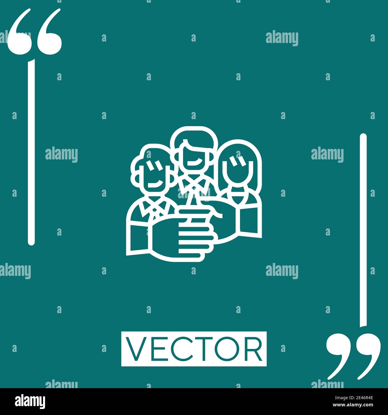 onboarding vector icon Linear icon. Editable stroked line Stock Vector