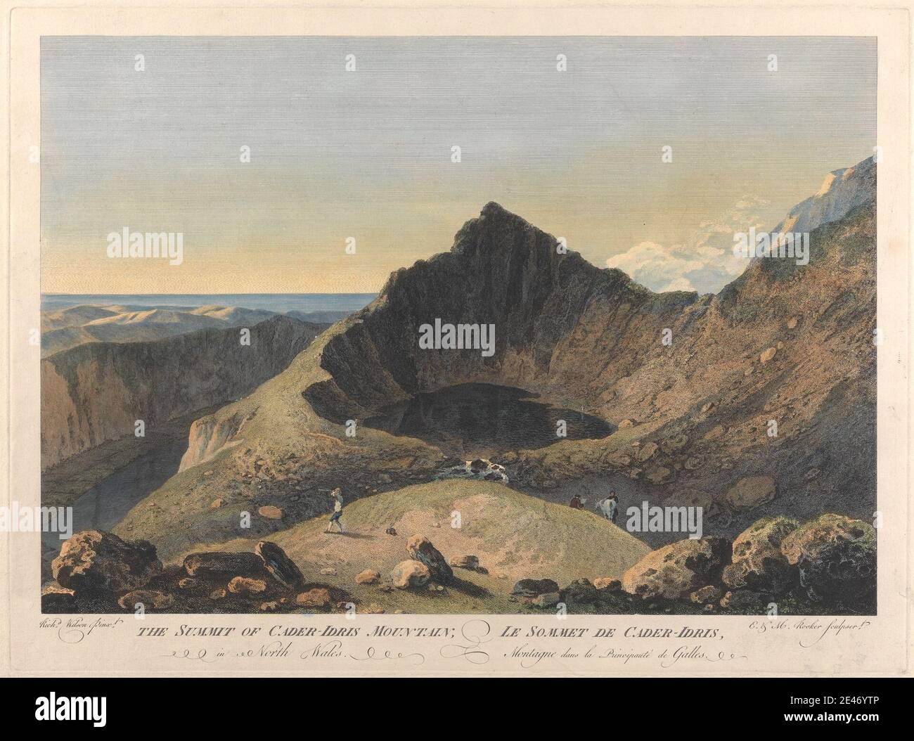 Edward Rooker Edward Rooker, 1724–1774, British, The Summit of Cader Idris Mountain ...