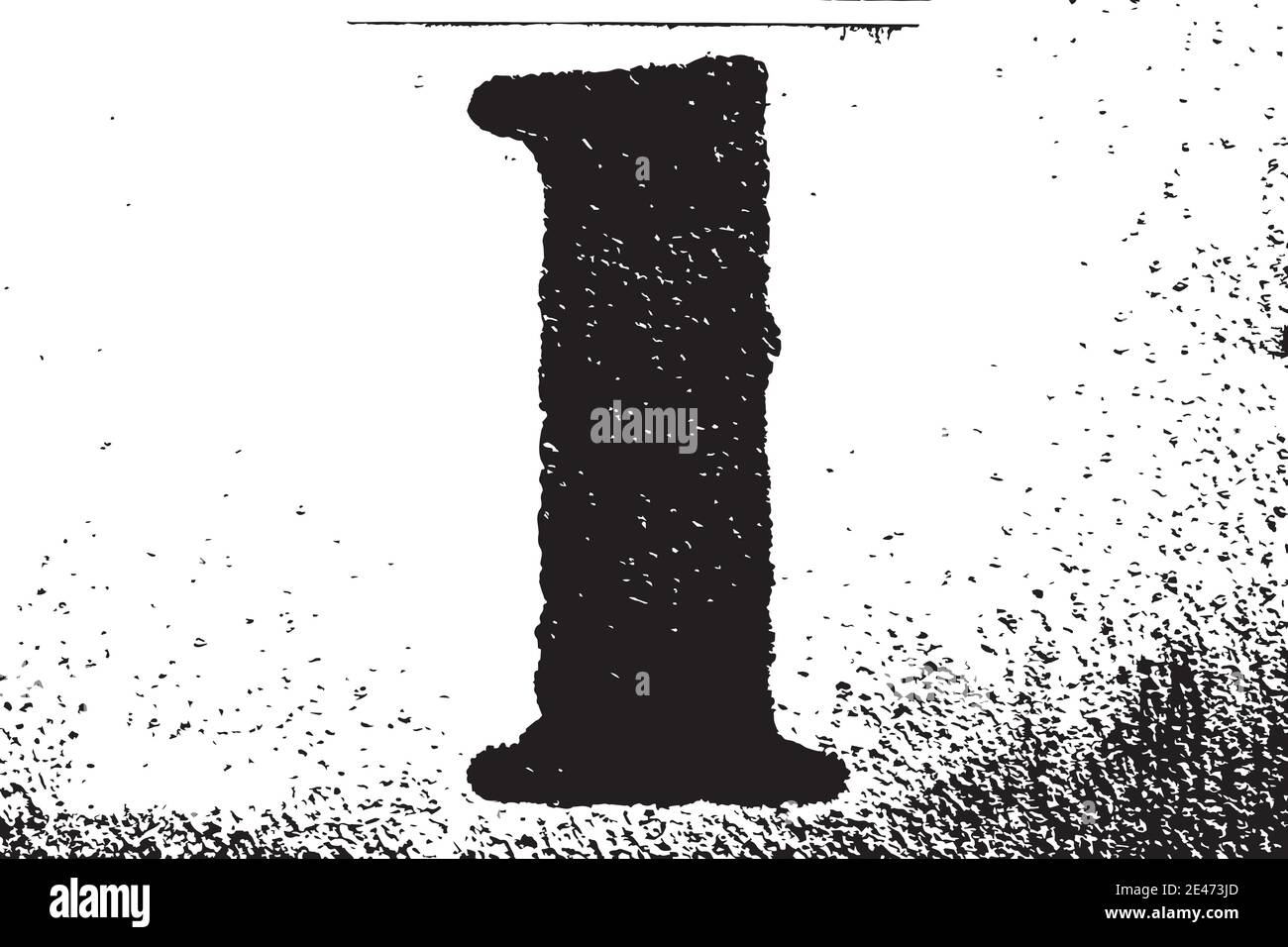 Grunge Digit Texture Stock Vector
