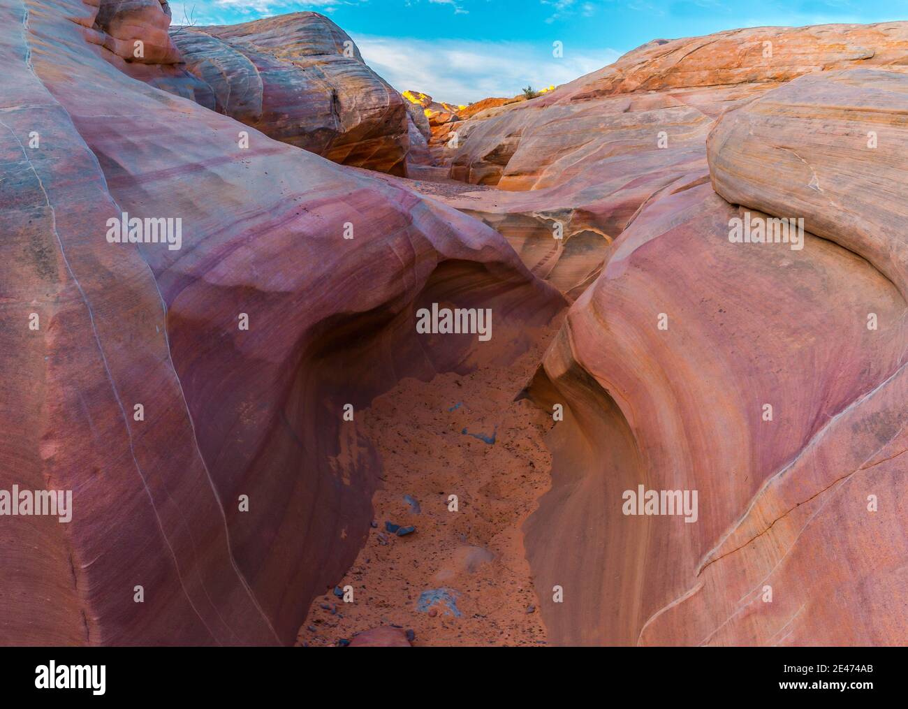 Pastel Canyon On The Kaolin Wash, Valley of Fire State Park, Nevada