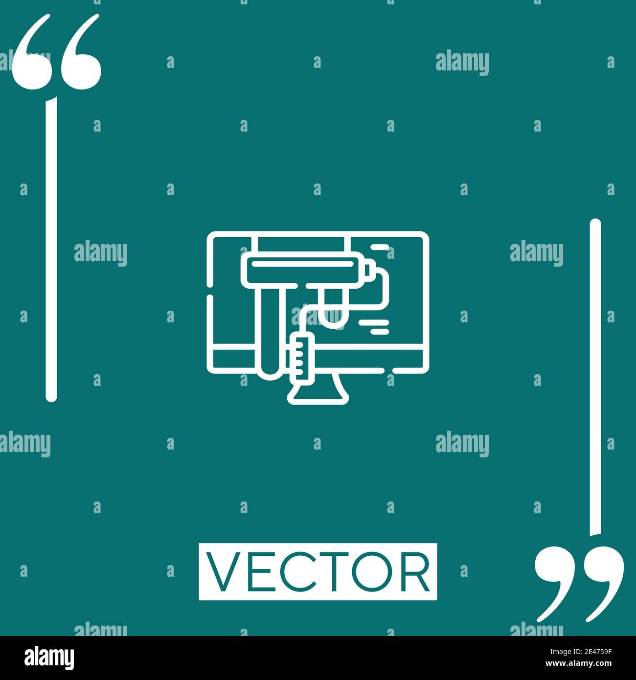 redesign vector icon Linear icon. Editable stroke line Stock Vector