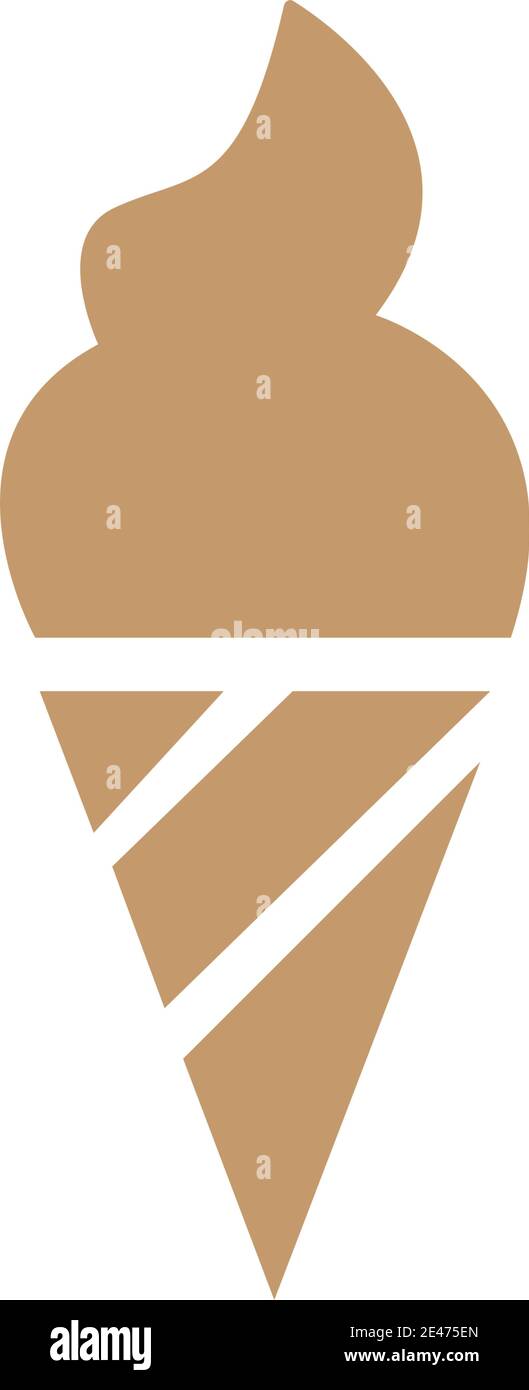 ice cream Logo Template vector icon illustration design Stock Vector