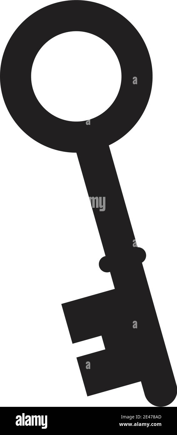 Key icon vector illustration design template Stock Vector