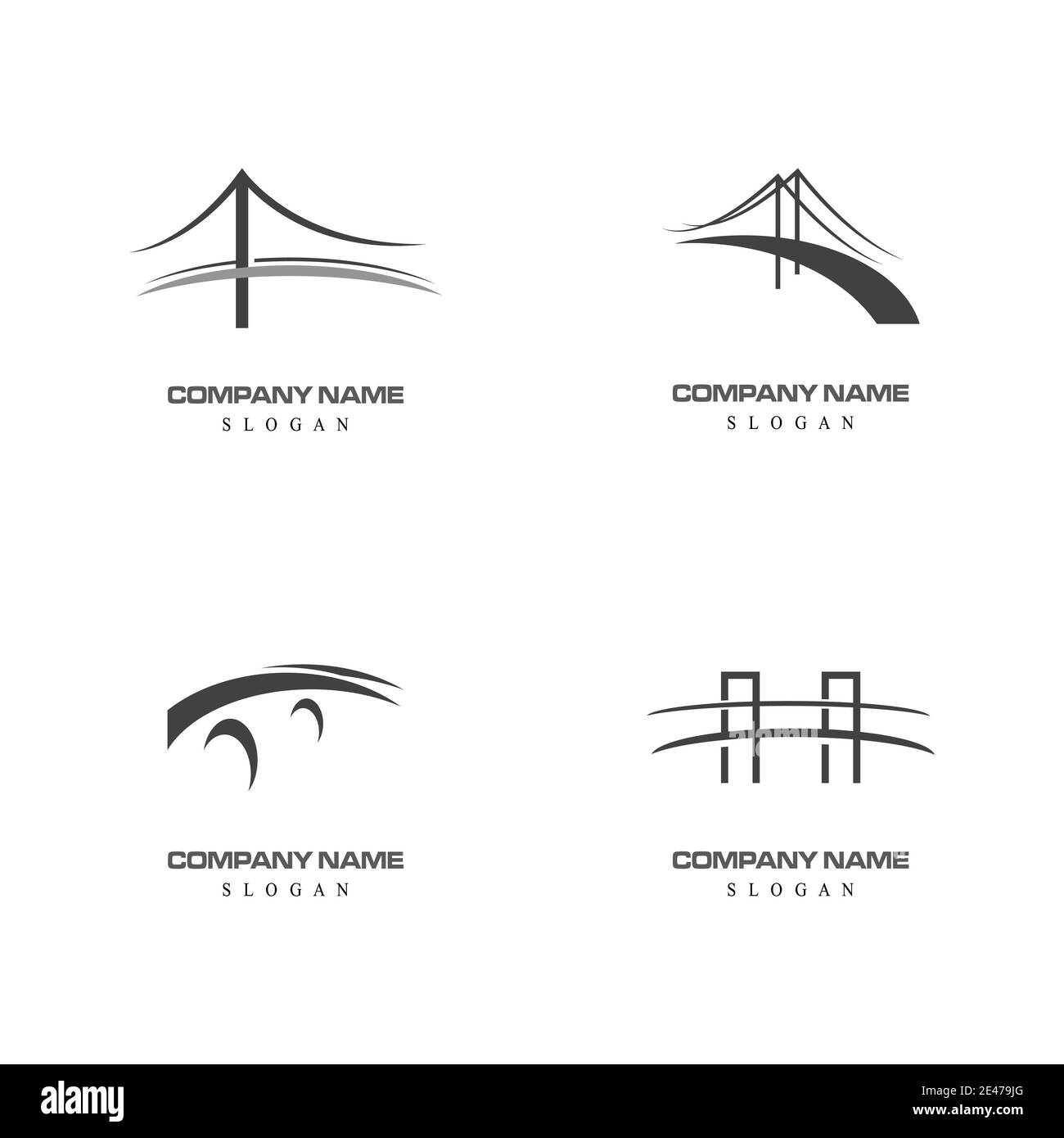 Metal bridge icon set hi-res stock photography and images - Alamy