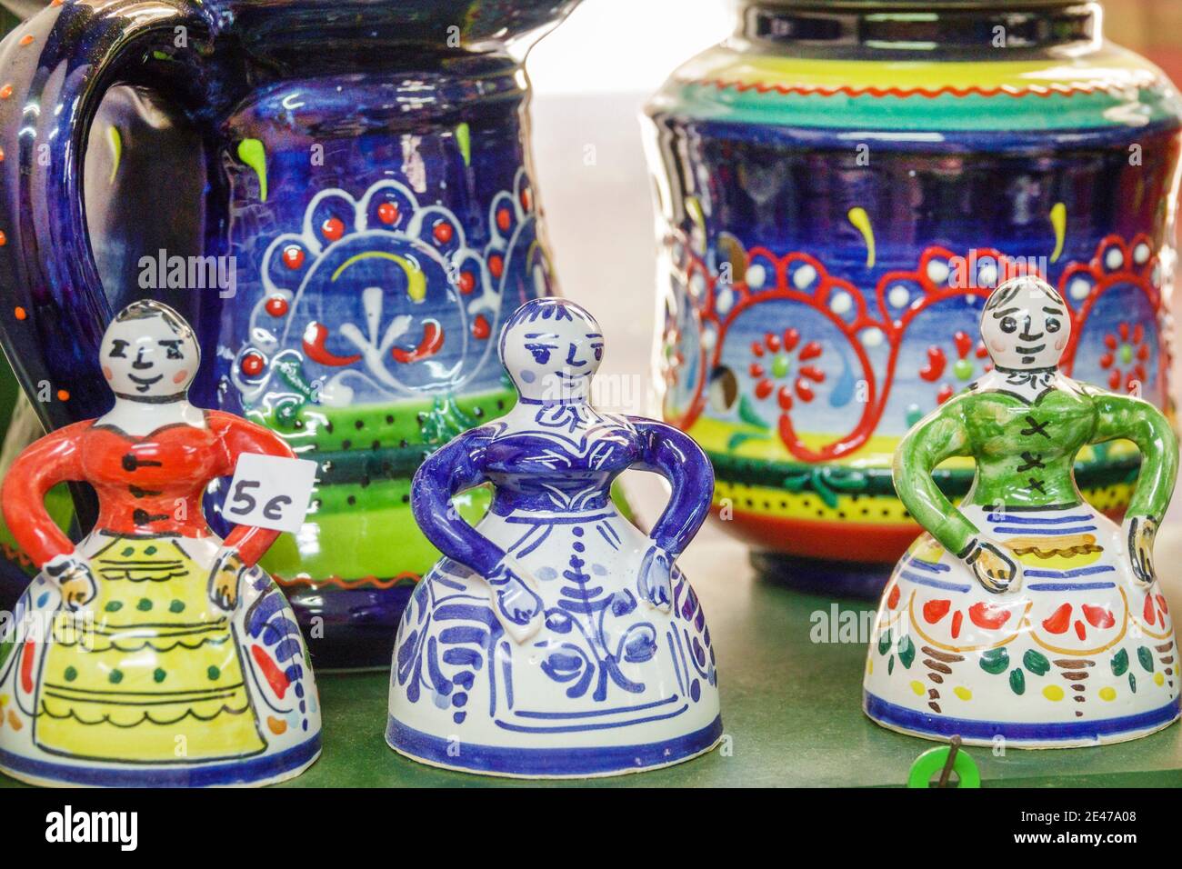 Spain Valencia Hispanic Ciutat Vella old city historic district souvenir shop store shopping