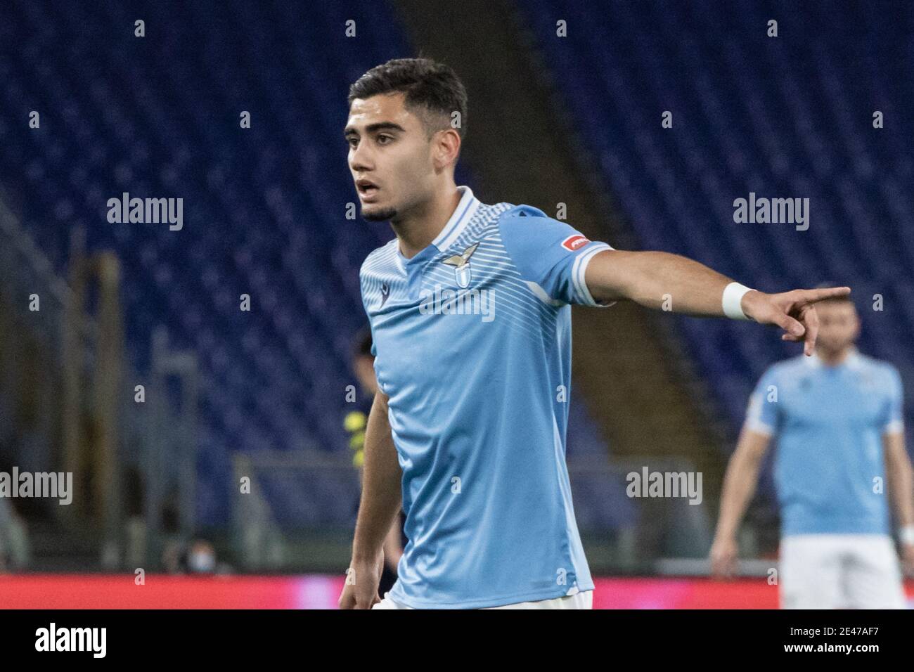 Rome, Italy. 21st Jan, 2021. Marco Parolo of SS Lazio celebrates a goal with his teammate during the Italian Cup match between SS Lazio and Parma at Stadio Olimpico.(Final score; SS Lazio 2:1 Parma) Credit: SOPA Images Limited/Alamy Live News Stock Photo