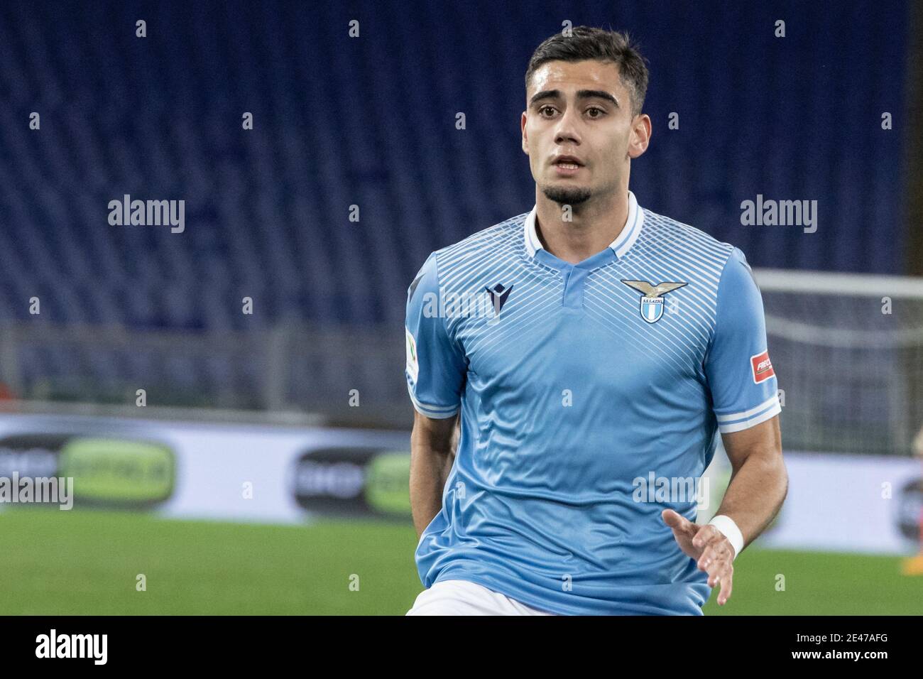 Rome, Italy. 21st Jan, 2021. Marco Parolo of SS Lazio seen in action during the Italian Cup match between SS Lazio and Parma at Stadio Olimpico.(Final score; SS Lazio 2:1 Parma) Credit: SOPA Images Limited/Alamy Live News Stock Photo