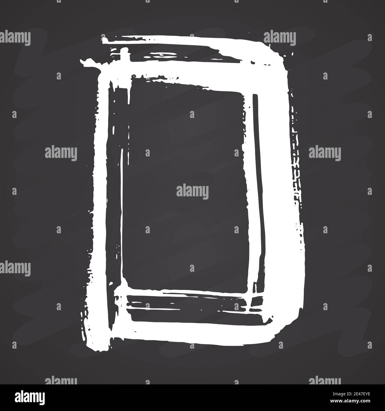 Text Box Rough Outline rough silhouette text Stock Vector Images - Alamy