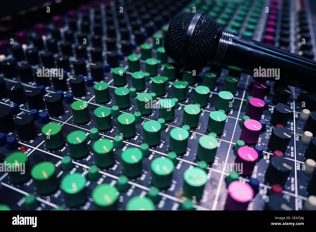 Audio Recording System Stock Photo Alamy