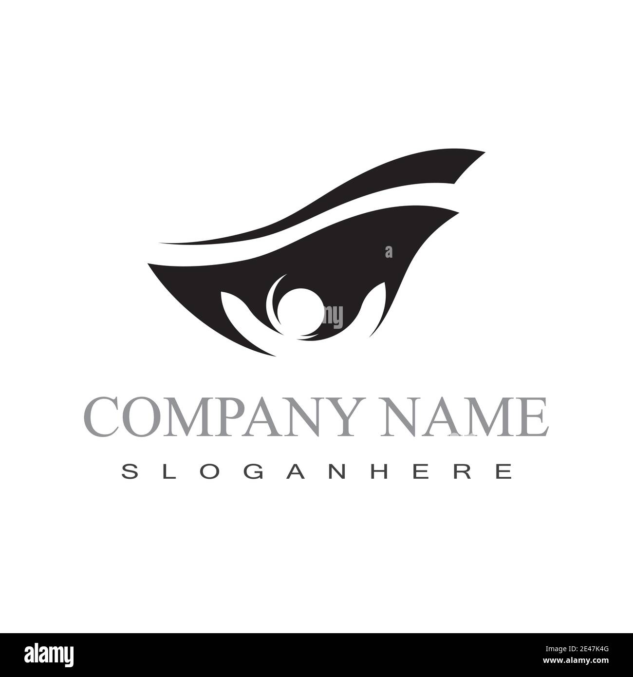 Branding Identity Corporate Eye Care vector logo design Stock Vector ...